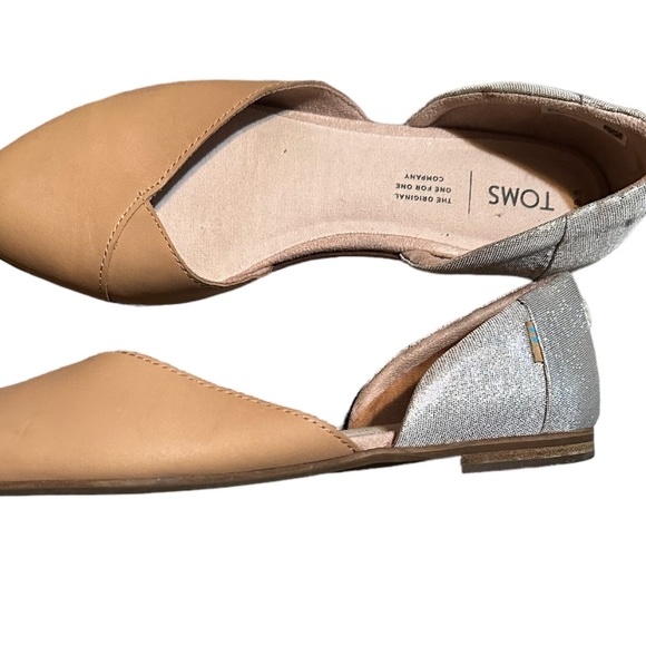 TOMS Jutti D'Orsay Tan SIZE 8.5 preowned great shape please review listing women - Picture 4 of 7